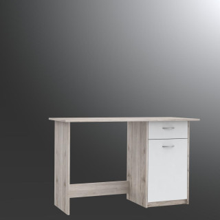 Bureau Balios chêne cendre/blanc