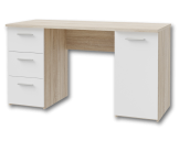 Bureau Net chêne et blanc