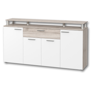 Buffet Gulada cendre/blanc