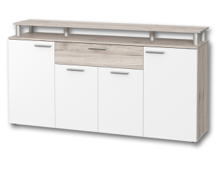 Buffet Gulada cendre/blanc