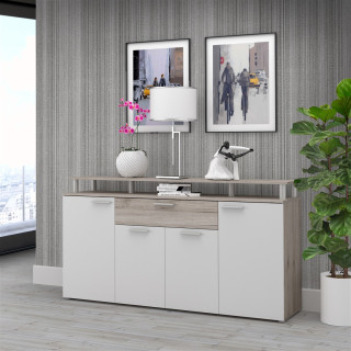 Buffet Gulada cendre/blanc