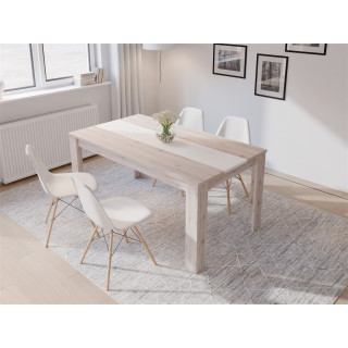 Table Gulada - Table fixe - cendré / blanc