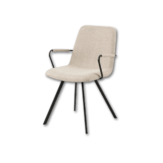 Selina Basel 24 chaise avec accoudoirs beige