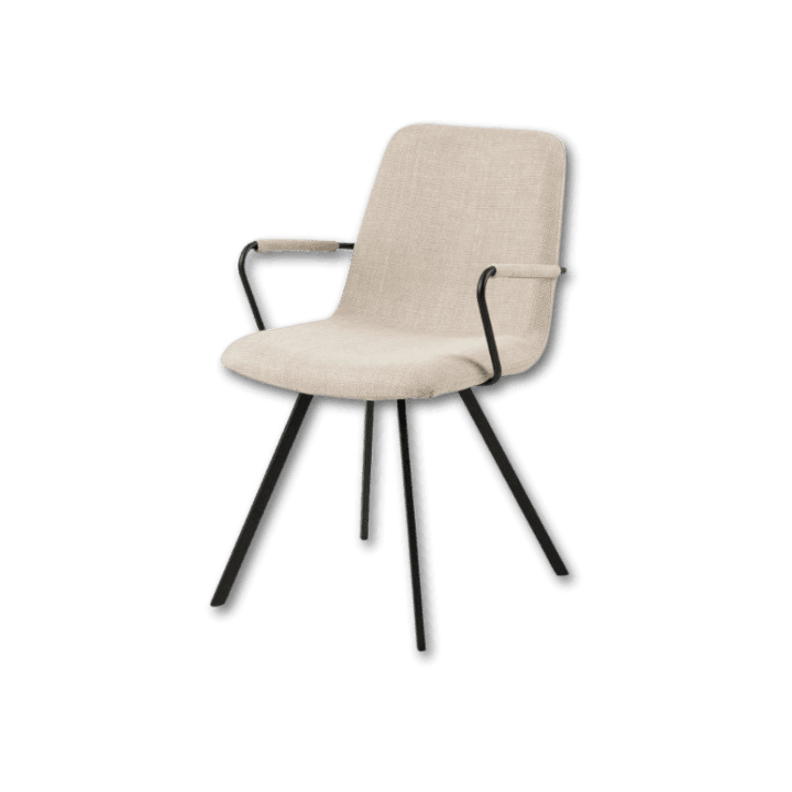 Selina Basel 24 chaise avec accoudoirs beige