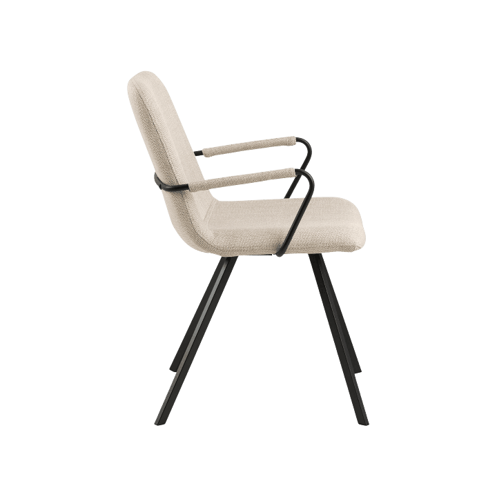 Selina Basel 24 chaise avec accoudoirs beige