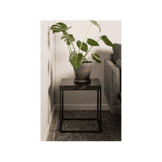 Table d'appoint Barossa marbre noir