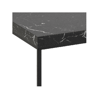 Table d'appoint Barossa marbre noir