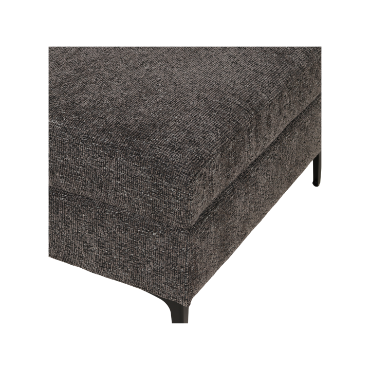 Canapé 3 places + pouf Umar gris foncé