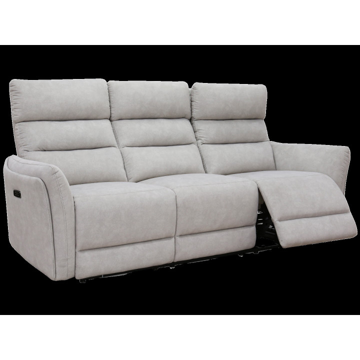 Salon 3 + 2 places Majestic gris clair