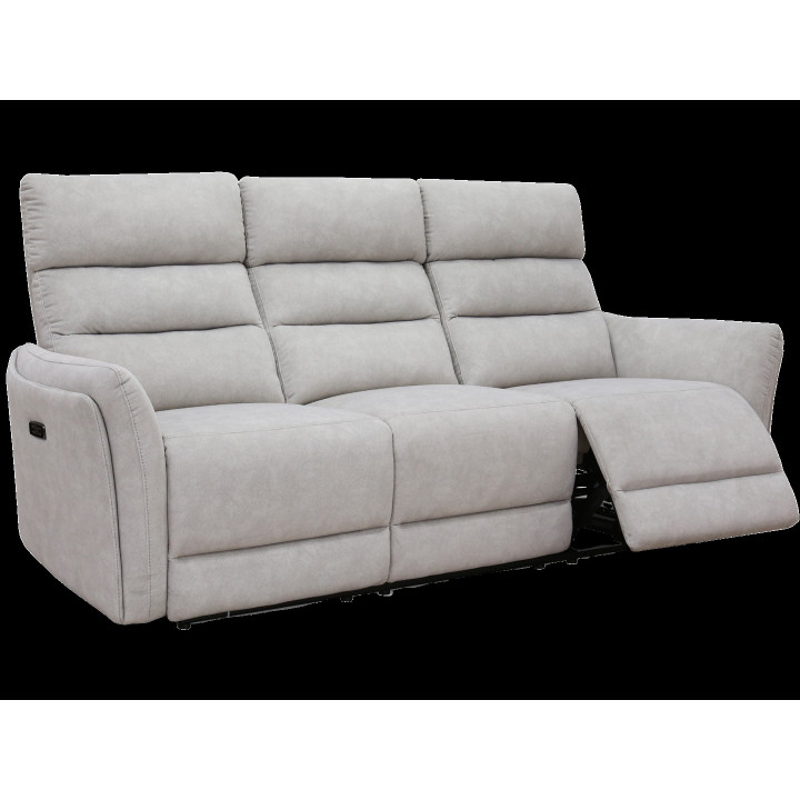 Salon 3 + 2 places Majestic gris clair