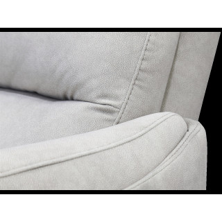 Salon 3 + 2 places Majestic gris clair
