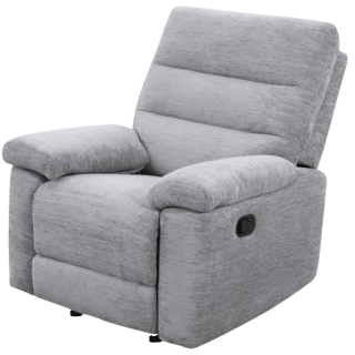Coral - Fauteuil relax manuel gris clair