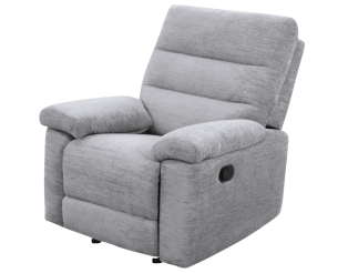 Coral - Fauteuil relax manuel gris clair