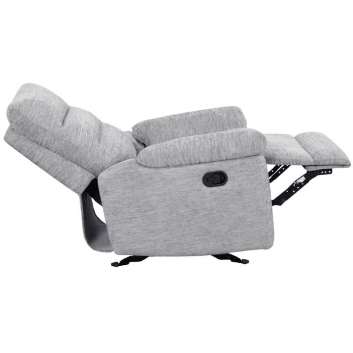 Coral - Fauteuil relax manuel gris clair