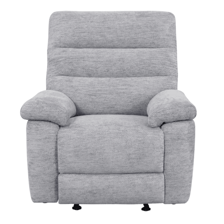 Coral - Fauteuil relax manuel gris clair