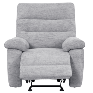 Coral - Fauteuil relax manuel gris clair