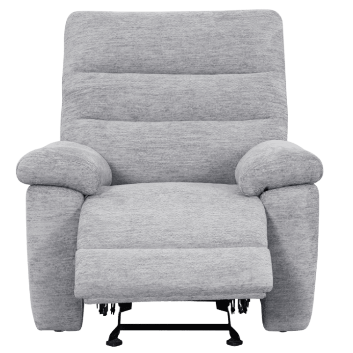 Coral - Fauteuil relax manuel gris clair