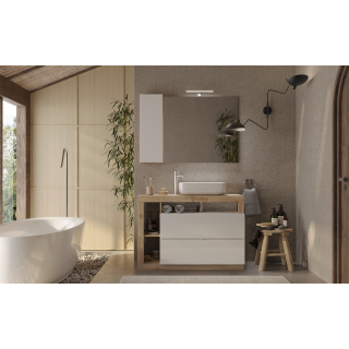 Miroir avec miroir led , hamburg 432430-71110p