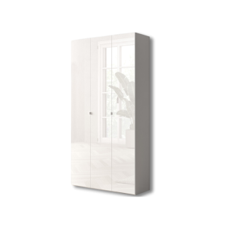 Grande armoire à chaussures Smile blanc