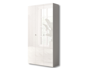 Grande armoire à chaussures Smile blanc