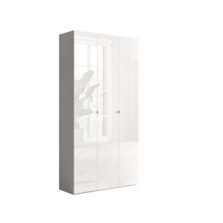 Grande armoire à chaussures Smile blanc
