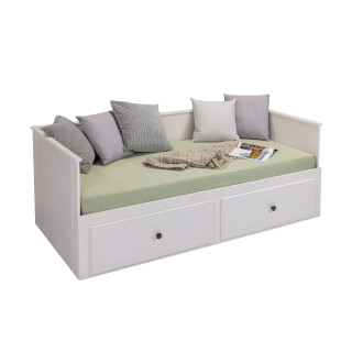 Lit banquette Palino 90 x 200 cm blanc