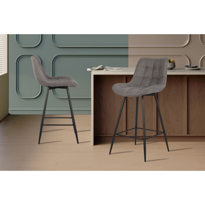 Tabouret de bar Ariba Gris clair - 5630-2