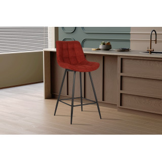 Tabouret de bar Ariba - Rouge - 5630-5