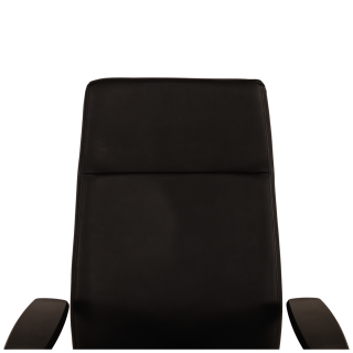 Chaise de bureau en cuir Noir Chief 300