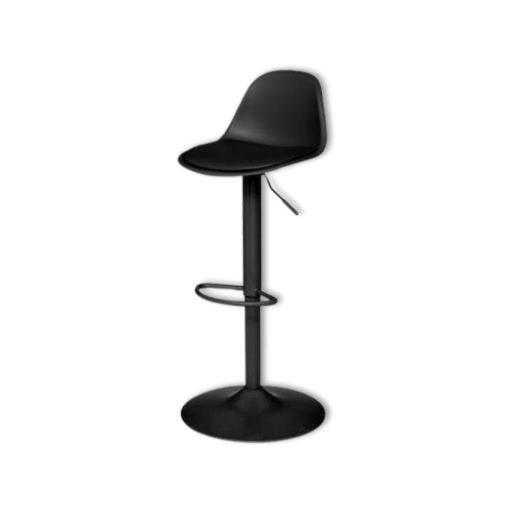 Tabouret de bar ajustable - Aiko - noir  / 179171C