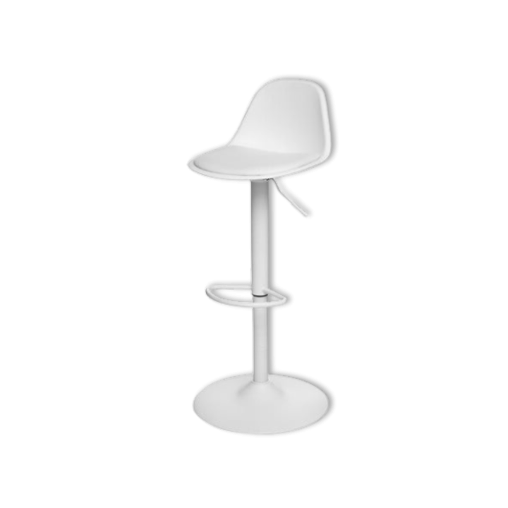 Tabouret de bar ajustable - Aiko - blanc / 179171A