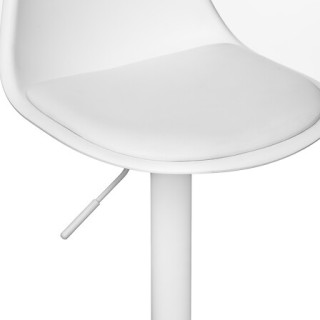 Tabouret de bar ajustable - Aiko - blanc / 179171A