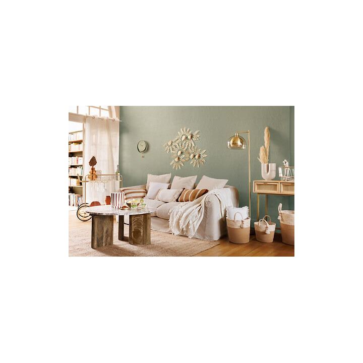 Console Rayo fer,bouleau,rotin