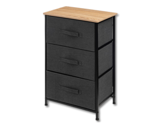 Rangement 3T Tissa gris foncé