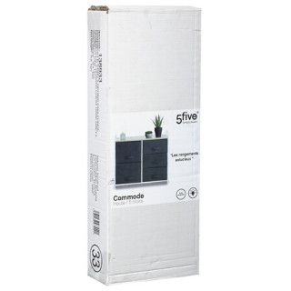 Rangement 5T Tissa gris foncé