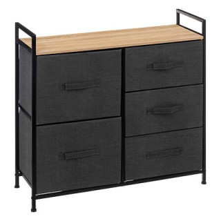 Rangement 5T Tissa gris foncé