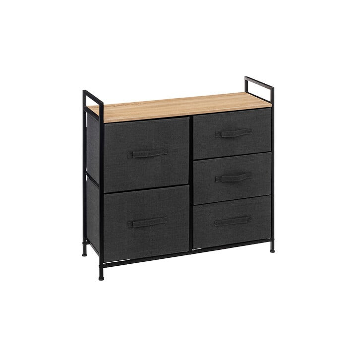 Rangement 5T Tissa gris foncé