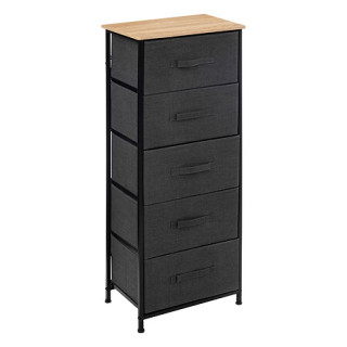 Rangement haut 5T Tisssa gris foncé
