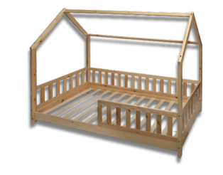 Lit cabane 90x190 Bosco bois pin