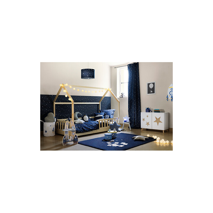 Lit cabane 90x190 Bosco bois pin