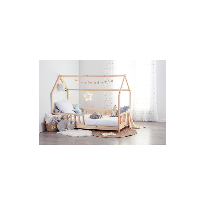 Lit cabane 90x190 Bosco bois pin