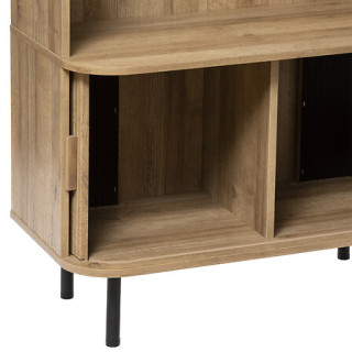 Bibliothèque Colva effet bois