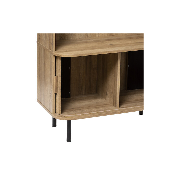 Bibliothèque Colva effet bois