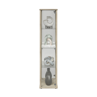 Bora vitrine chêne et miroir 109-505
