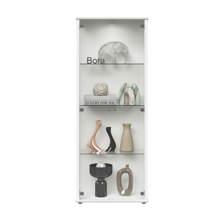 Vitrine Bora 1P blanc