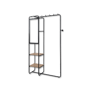 Vestiaire Compact noir et artisan Luton 42A 003747