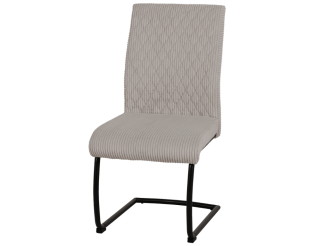 Chaise - Anja tissu gris clair