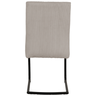 Chaise - Anja tissu gris clair