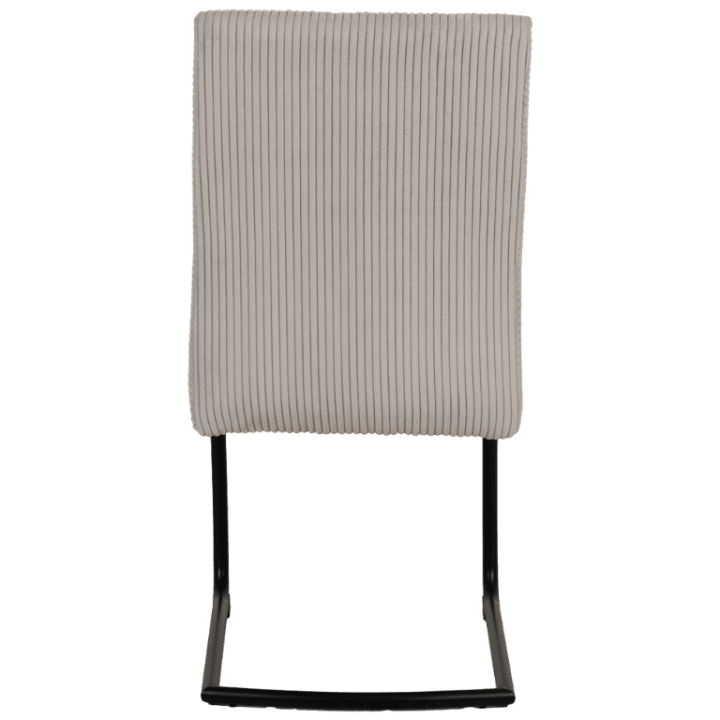 Chaise - Anja tissu gris clair