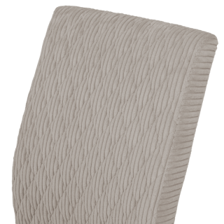 Chaise - Anja tissu gris clair